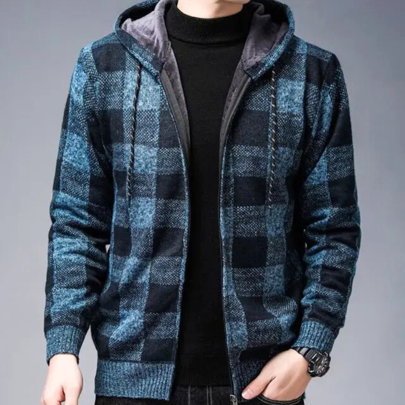 Harris Plaid Hooded Jacket