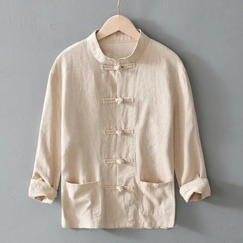 Oriental Dynasty Cotton Linen Shirt