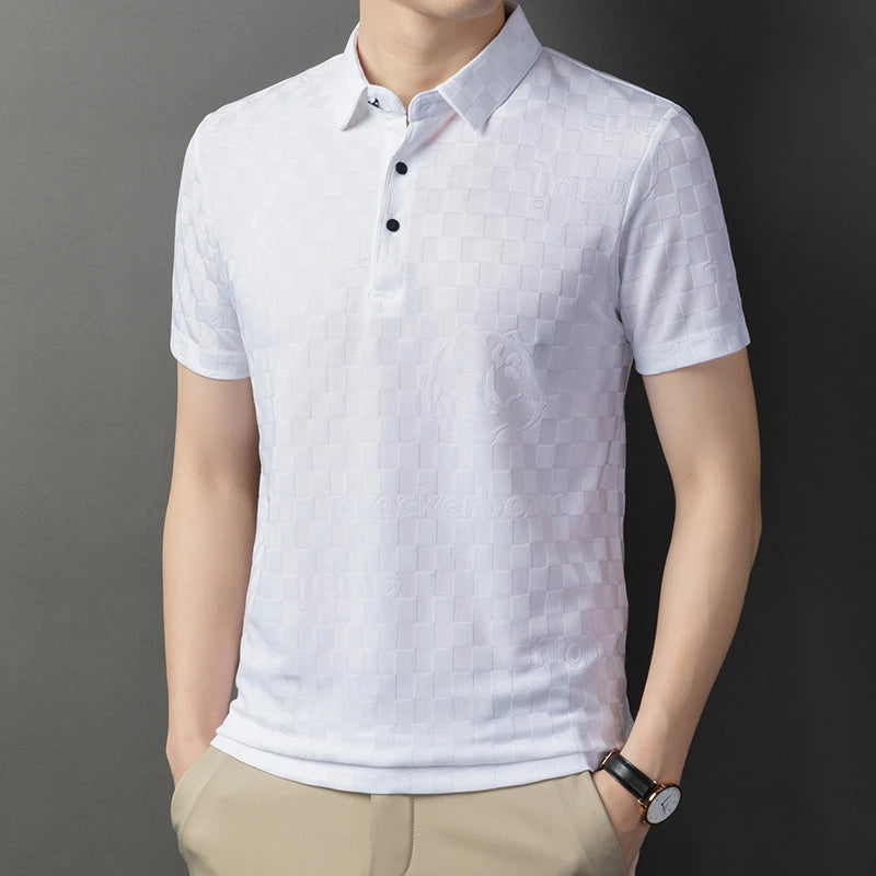 Hayes Checkered Performance Polo