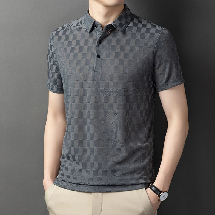 Hayes Checkered Performance Polo