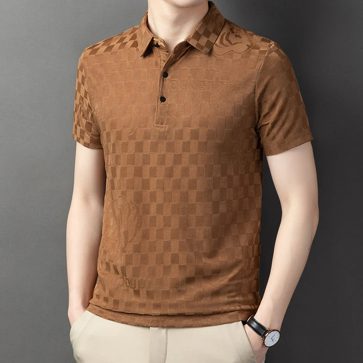 Hayes Checkered Performance Polo