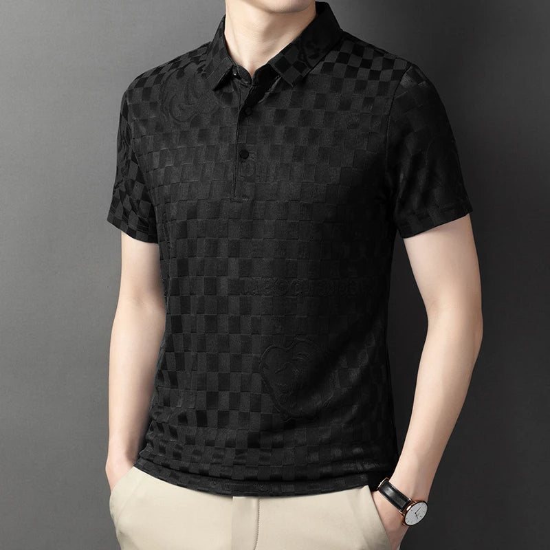 Hayes Checkered Performance Polo