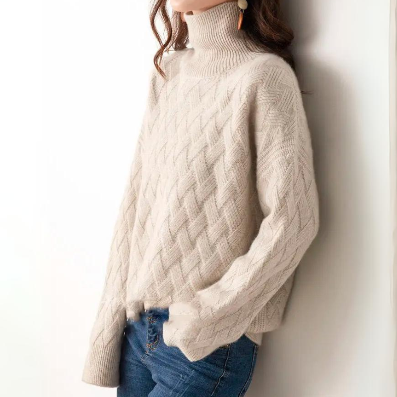 Hutton Cashmere Turtleneck Sweater