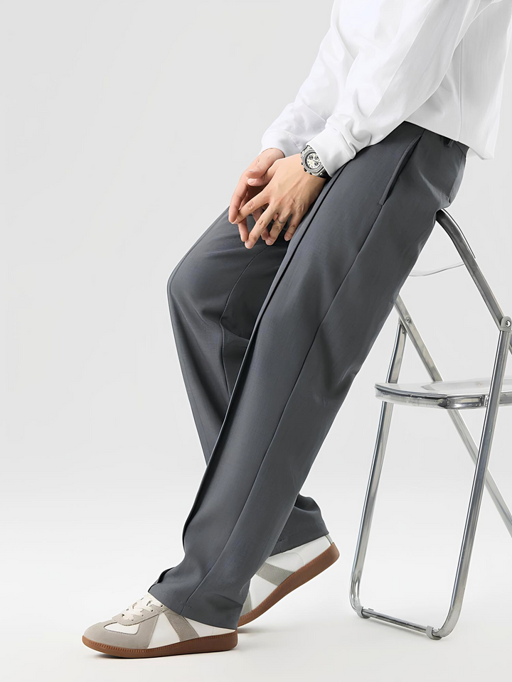 Avant Pleated Relaxed Fit Trousers