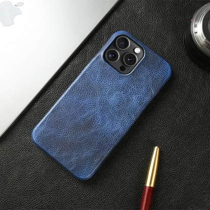 Full Grain Genuine Leather iPhone Case