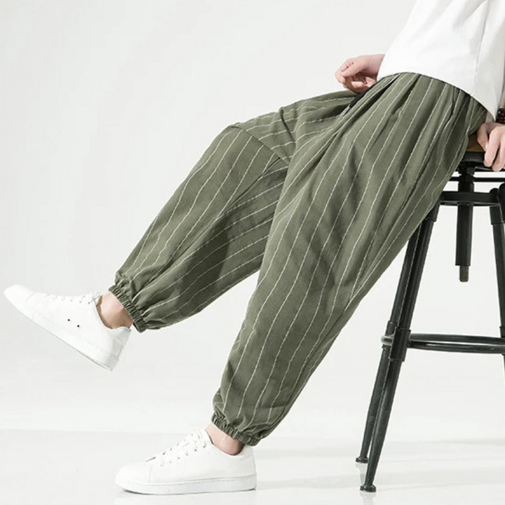 Osaka Soft Stripe Weekend Joggers