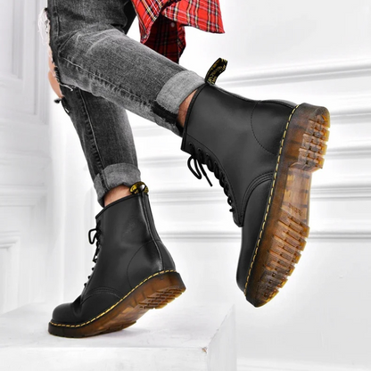 Varick genuine Leather Lace-Up Boots