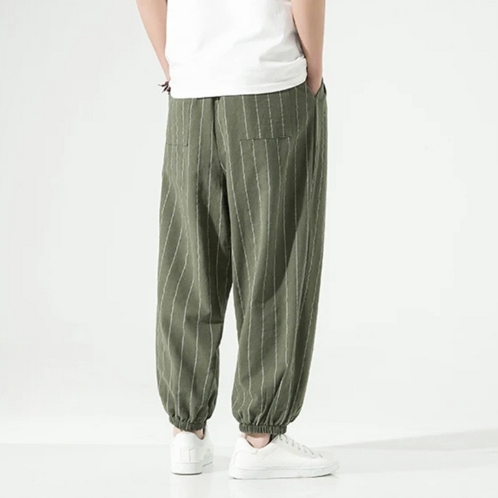 Osaka Soft Stripe Weekend Joggers