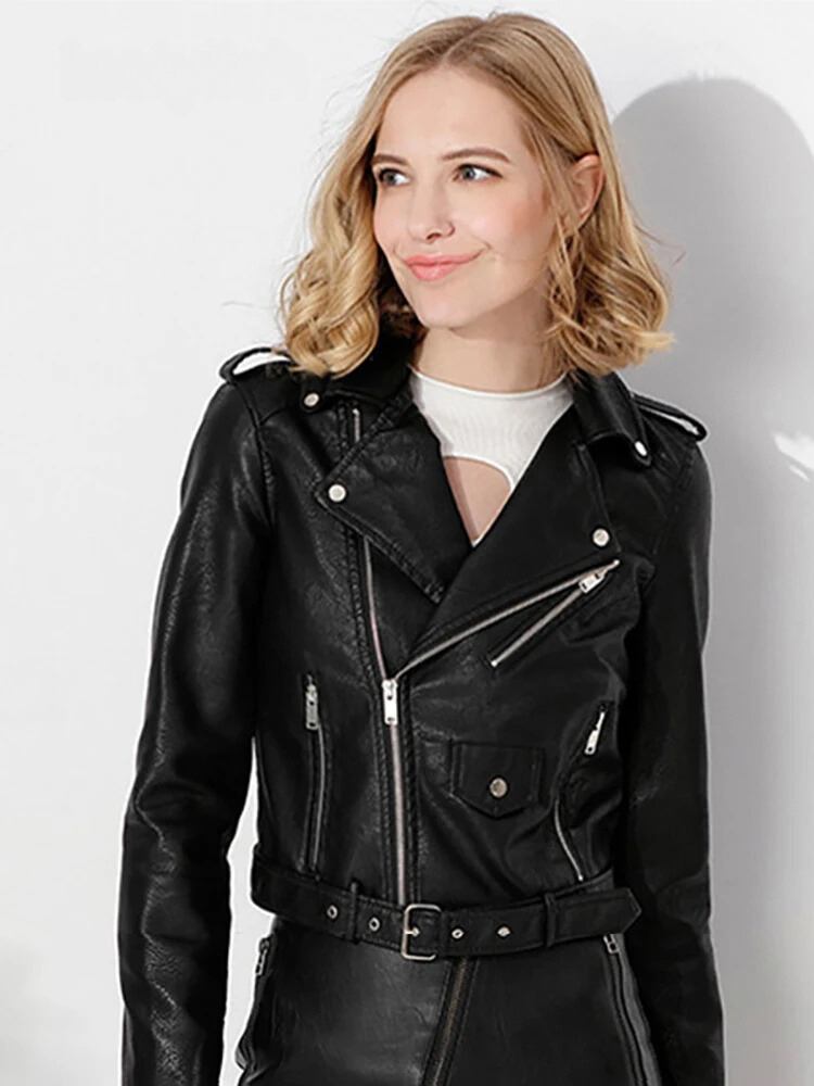 Deville Leather Moto Jacket