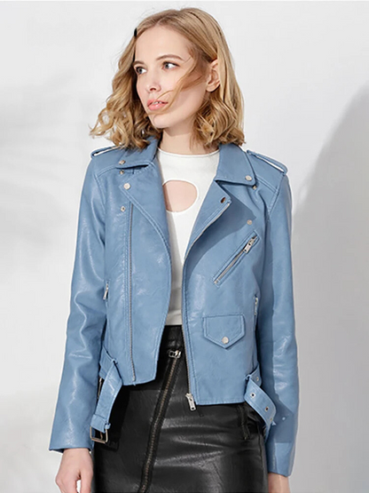 Deville Leather Moto Jacket