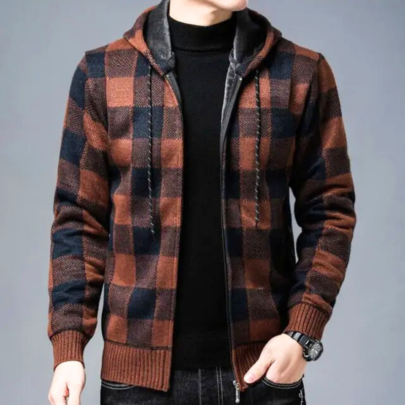 Harris Plaid Hooded Jacket