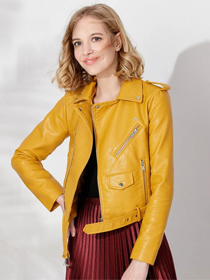 Deville Leather Moto Jacket