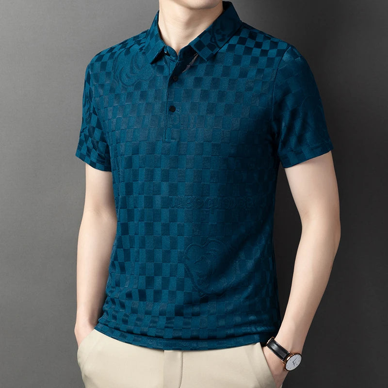 Hayes Checkered Performance Polo