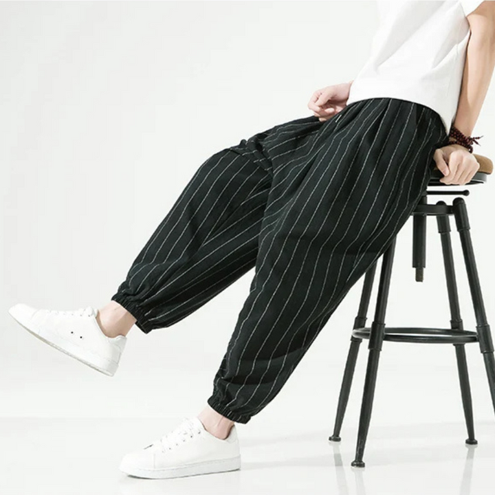 Osaka Soft Stripe Weekend Joggers