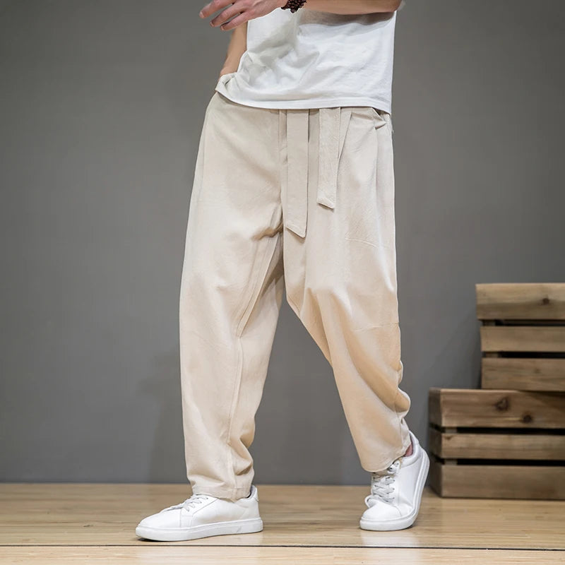 Cotton Linen Nippon Joggers