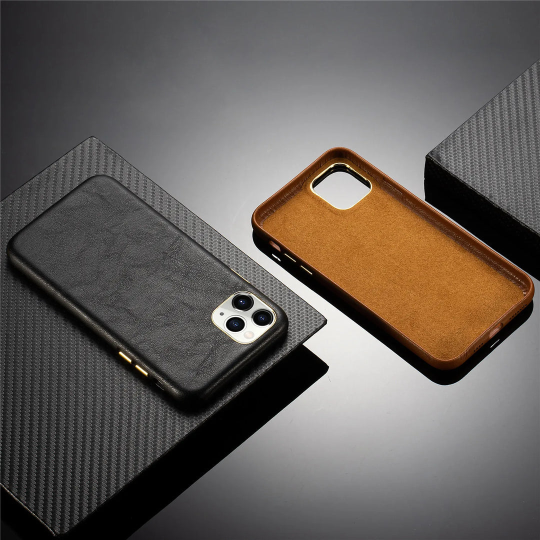 Velvique Genuine Leather iPhone Case