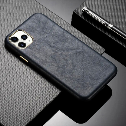 Velvique Genuine Leather iPhone Case