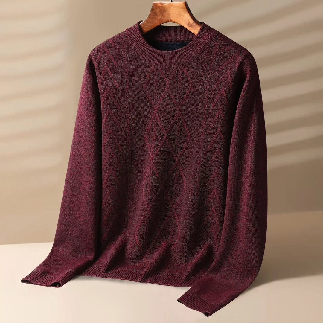 Parson Diamond Knit Crewneck Sweater