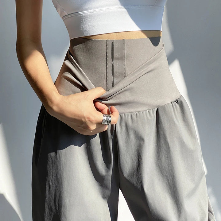 High Waist Relaxed Joggers