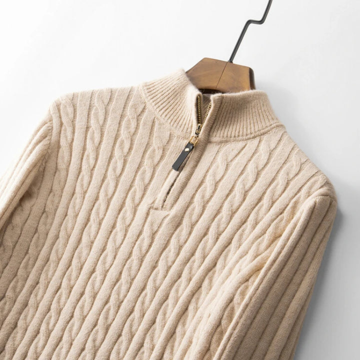 Caruso Cable Knit Sweater