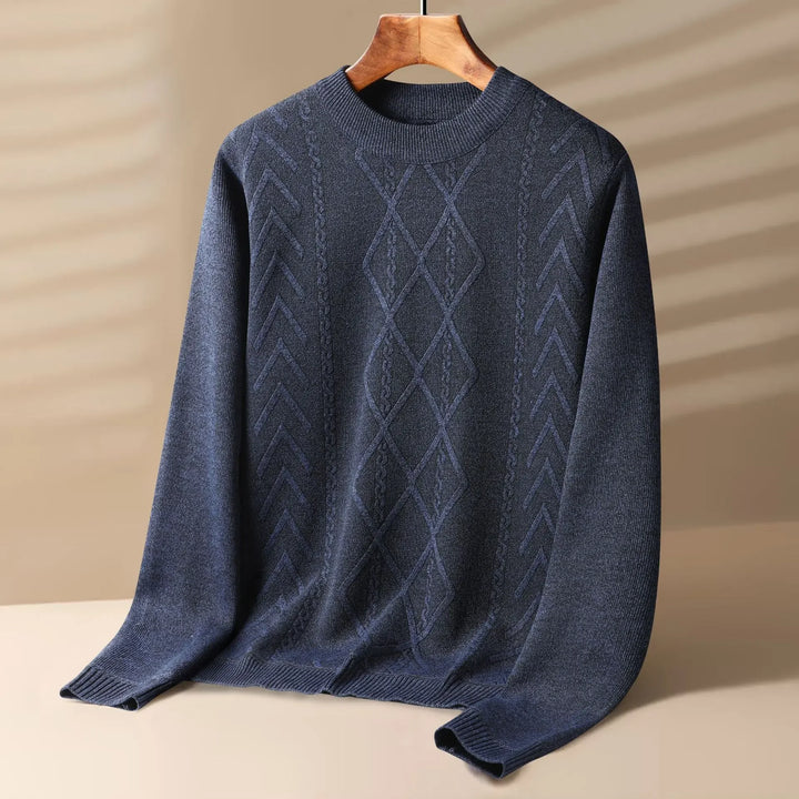 Parson Diamond Knit Crewneck Sweater