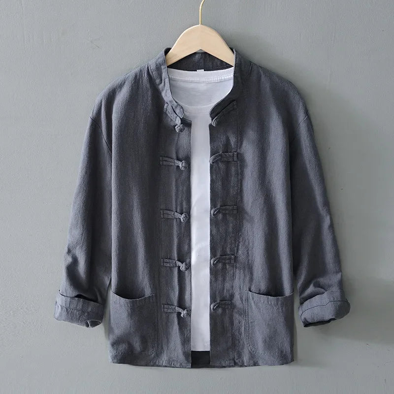 Oriental Dynasty Cotton Linen Shirt