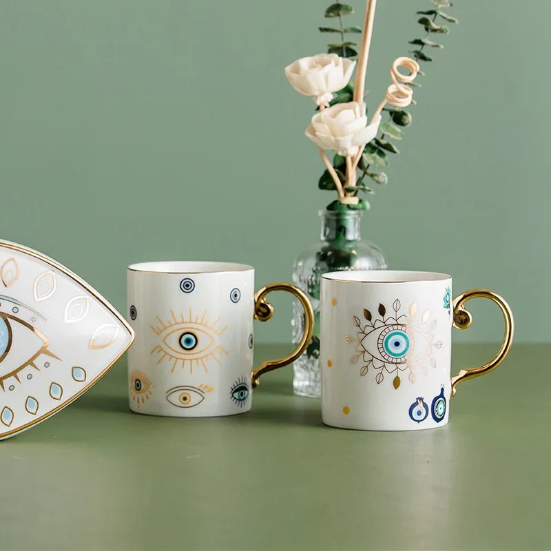 Evil Eye Turkish Ceramic Mug