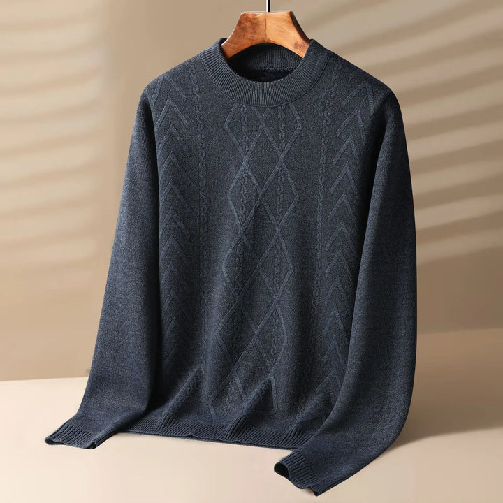 Parson Diamond Knit Crewneck Sweater