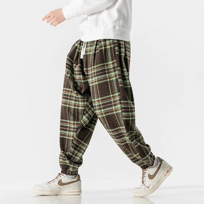 Huron Plaid Relaxed Fit Joggers