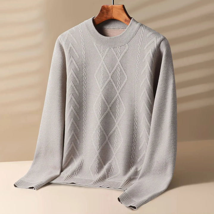 Parson Diamond Knit Crewneck Sweater