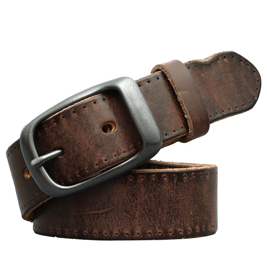 Premium Cowhide Buckle Belt