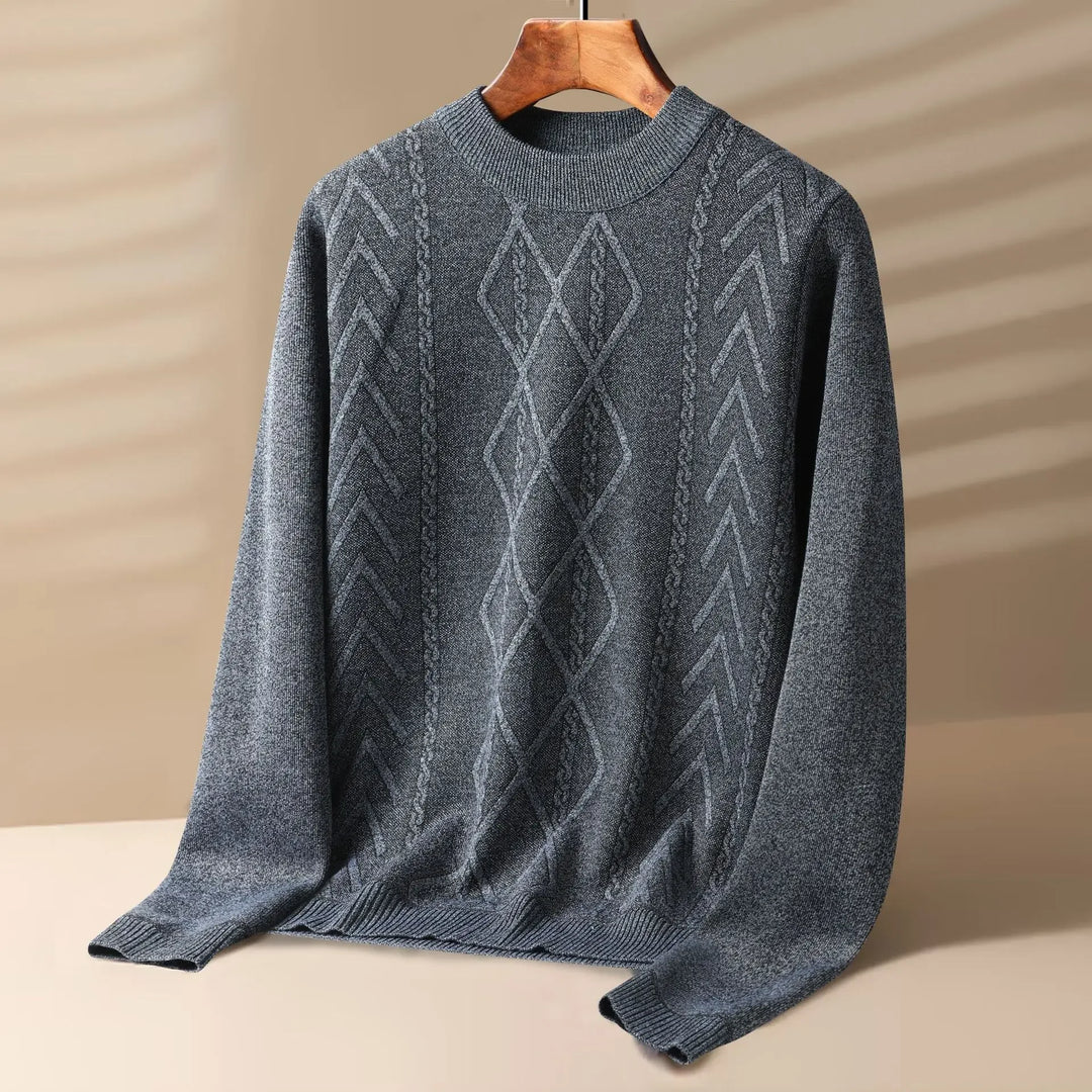 Parson Diamond Knit Crewneck Sweater