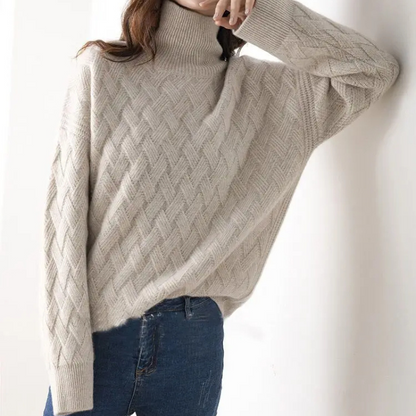 Hutton Cashmere Turtleneck Sweater