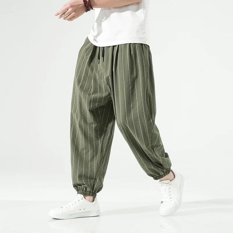 Osaka Soft Stripe Weekend Joggers